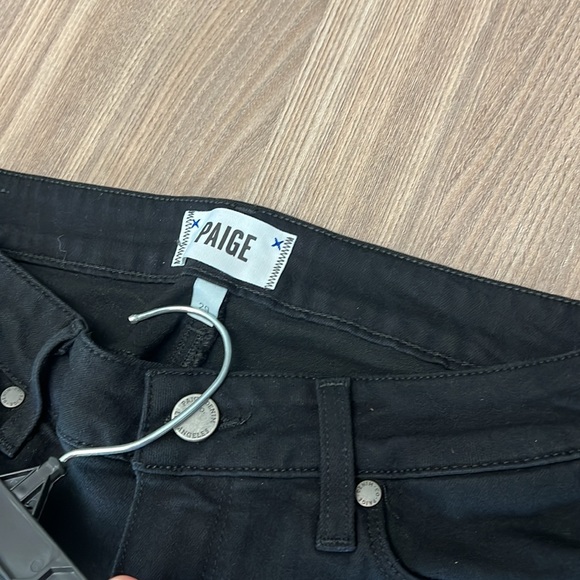 PAIGE Verdugo Ultra Skinny Black Jeans Size 29 - Picture 4 of 8
